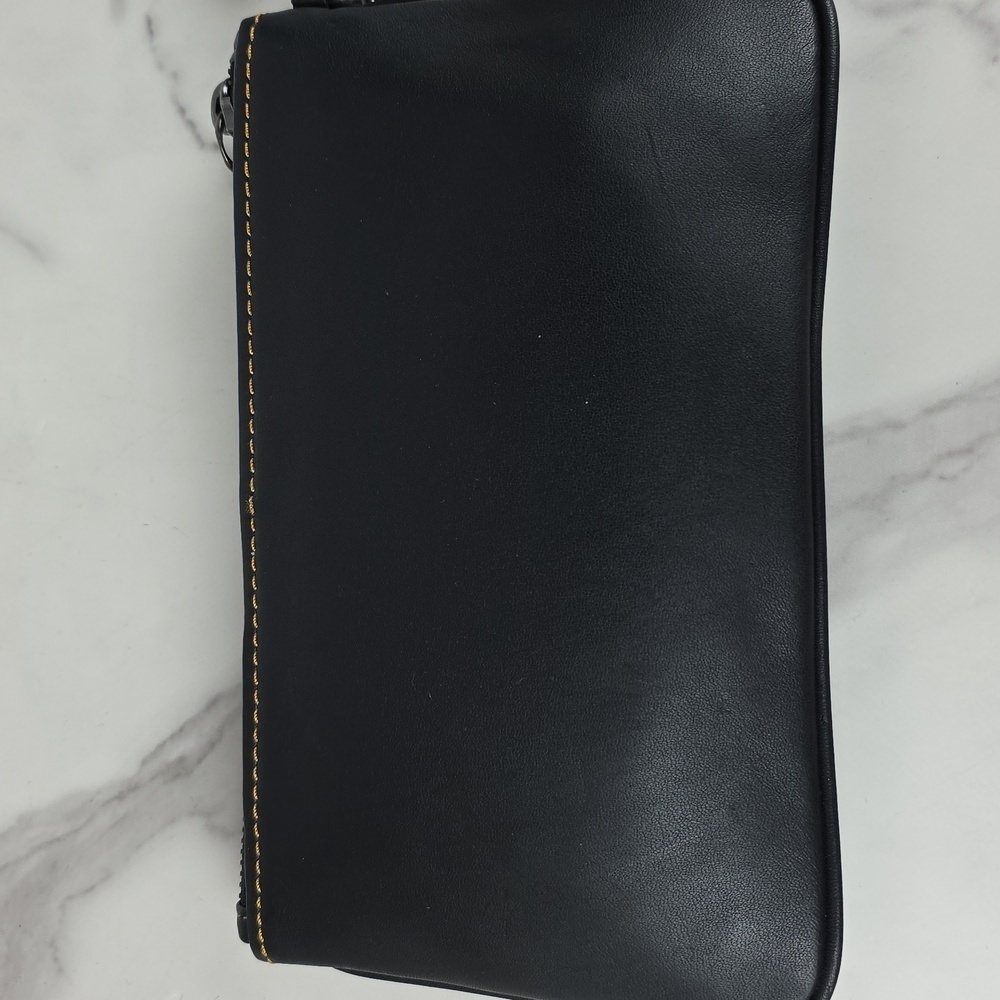 COACH 1941 CAR COUPE BLACK SEQUINS TURNLOCK WRISTLET 21‎ WALLET LTD EDITION - Picture 11 of 16